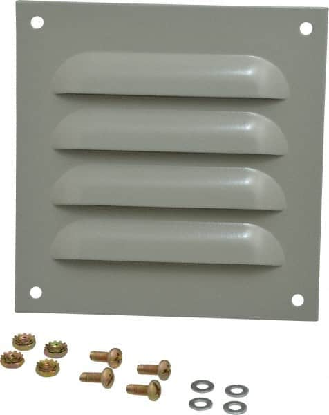 Cooper B-Line - Electrical Enclosure Steel Louver Plate Kit - For Use with Enclosures - Makers Industrial Supply