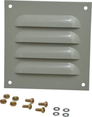 Cooper B-Line - Electrical Enclosure Steel Louver Plate Kit - For Use with Enclosures - Makers Industrial Supply