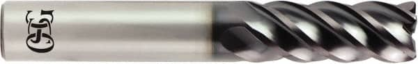 OSG - 1/2", 5 Flute, Solid Carbide, 0.03" Corner Radius End Mill - 3-1/2" OAL, 1-1/4" LOC - Makers Industrial Supply