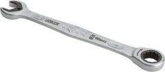 Wera - 13mm 12 Point Combination Wrench - 7" OAL, Chrome Molybdenum Steel, Satin Finish - Makers Industrial Supply