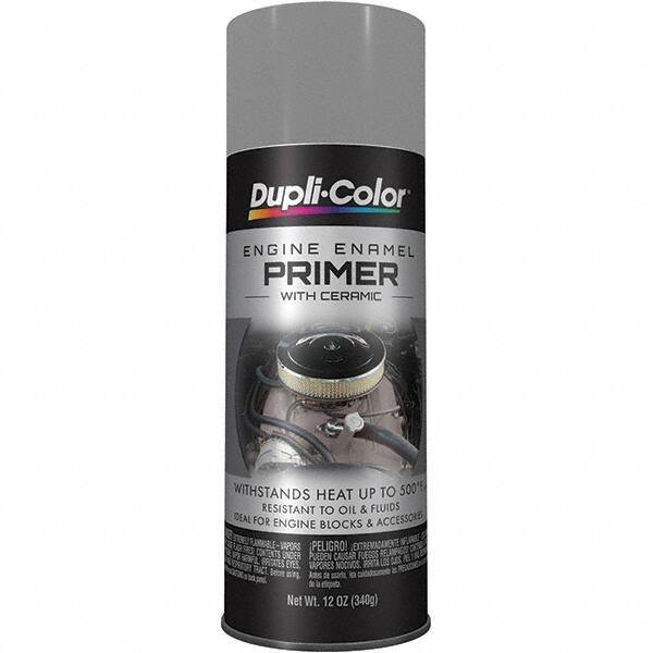 Krylon - 12 oz Gray Primer Automotive Heat Resistant Paint - High Gloss Finish, Comes in Aerosol Can - Makers Industrial Supply