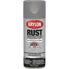 Krylon - 12 oz Gray Primer Automotive Heat Resistant Paint - Flat Finish, Comes in Aerosol Can - Makers Industrial Supply