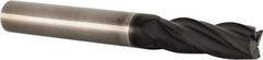 Accupro - 5/16", 13/16" LOC, 5/16" Shank Diam, 2-1/2" OAL, 4 Flute, Solid Carbide Square End Mill - Single End, Diamond Finish, Spiral Flute, 30° Helix, Centercutting, Right Hand Cut, Right Hand Flute - Makers Industrial Supply