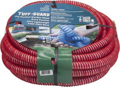 JGB Enterprises - 50' Long Garden Hose - 5/8" Diam, 5/8" GHT, Polypropylene, 100 psi, Hot Water Compatible, All Season, Red - Makers Industrial Supply