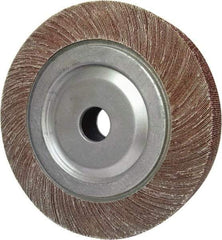 Tru-Maxx - 6" Diam, 180 Grit Aluminum Oxide Unmounted Flap Wheel - 1" Hole, 2" Wide, Coated, Fine Grade, 6,000 Max RPM - Makers Industrial Supply