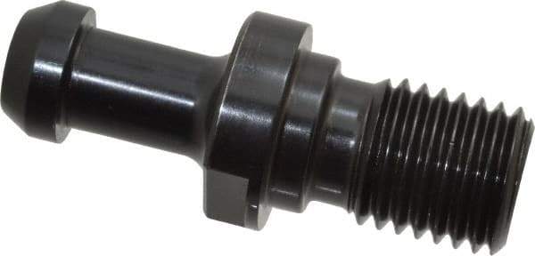 Parlec - B Style, CAT50 Taper, 1-8 Thread, 90° Angle Radius, Standard Retention Knob - 3.31" OAL, 0.904" Knob Diam, 0.39" Flange Thickness, 1.77" from Knob to Flange, 1.026" Pilot Diam - Exact Industrial Supply