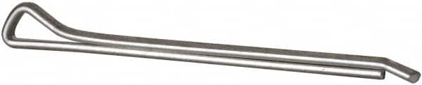 Made in USA - 5/32" Diam x 2-1/2" Long Hammerlock Cotter Pin - Grade 2, Zinc-Plated, Steel - Makers Industrial Supply