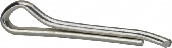 Made in USA - 5/16" Diam x 2" Long Hammerlock Cotter Pin - Grade 2, Zinc-Plated, Steel - Makers Industrial Supply