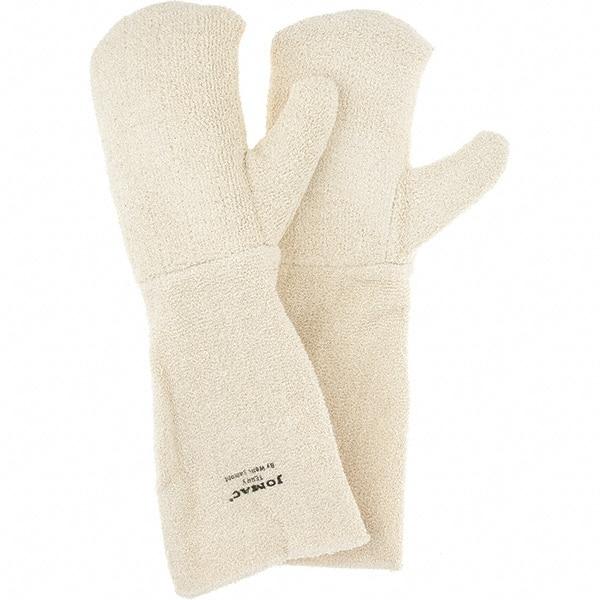 Wells Lamont - Size L (10) Work Gloves - For General Purpose, Uncoated, Gauntlet Cuff, Natural/White, Paired - Makers Industrial Supply