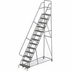 TRI-ARC - Rolling & Wall Mounted Ladders & Platforms Type: Rolling Warehouse Ladder Style: Rolling Platform Ladder - Makers Industrial Supply