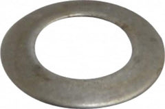 Gardner Spring - #6 Bolt, 0.138" ID, Grade 1074 Steel, Belleville Disc Spring - 9/32" OD, 0.02" High, 0.01" Thick - Makers Industrial Supply