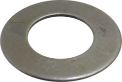 Gardner Spring - #8 Bolt, 0.164" ID, Grade 1074 Steel, Belleville Disc Spring - 0.343" OD, 0.024" High, 0.013" Thick - Makers Industrial Supply