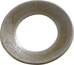 Gardner Spring - 1/4" Bolt, 0.255" ID, Grade 1074 Steel, Belleville Disc Spring - 1/2" OD, 0.036" High, 0.022" Thick - Makers Industrial Supply