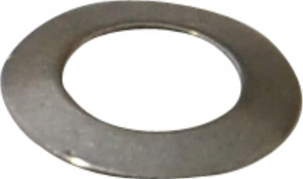 Gardner Spring - 1/8" Bolt, 1/8" ID, Grade 302 Stainless Steel, Belleville Disc Spring - 1/4" OD, 0.017" High, 0.009" Thick - Makers Industrial Supply