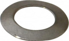 Gardner Spring - 1/8" Bolt, 1/8" ID, Grade 302 Stainless Steel, Belleville Disc Spring - 1/4" OD, 0.017" High, 0.009" Thick - Makers Industrial Supply