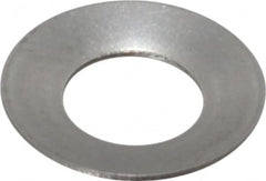 Gardner Spring - #12 Bolt, 0.22" ID, Grade 302 Stainless Steel, Belleville Disc Spring - 7/16" OD, 0.031" High, 0.016" Thick - Makers Industrial Supply