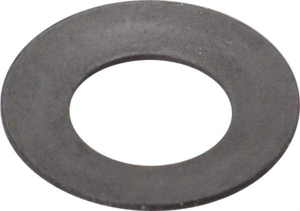 Gardner Spring - 0.2047" ID, Grade 1074 Steel, Belleville Disc Spring - 0.3937" OD, 0.0276" High, 1/64" Thick - Makers Industrial Supply