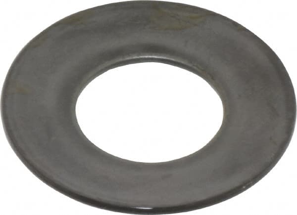 Gardner Spring - 0.4803" ID, Grade 1074 Steel, Belleville Disc Spring - 63/64" OD, 1/16" High, 0.0354" Thick - Makers Industrial Supply