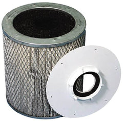 Extract-All - 9-3/4 Inch Wide, Micro Fiber Paper Plus Activated Carbon Air Filter - Exact Industrial Supply