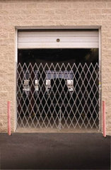 Illinois Engineered Products - 102" High Single Folding Gate - Galvanized Steel, Silver - Makers Industrial Supply