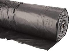 Value Collection - 100' Long x 20' Wide Polyethylene Tarp & Dust Cover - Black, 4 mil Thickness - Makers Industrial Supply