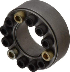 Climax Metal Products - M6 Thread, 1-1/4" Bore Diam, 2.362" OD, Shaft Locking Device - 12 Screws, 10,703 Lb Axial Load, 2.362" OAW, 0.669" Thrust Ring Width, 557 Ft/Lb Max Torque - Makers Industrial Supply