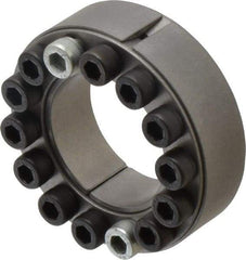 Climax Metal Products - M6 Thread, 1-1/2" Bore Diam, 2.559" OD, Shaft Locking Device - 14 Screws, 12,486 Lb Axial Load, 2.559" OAW, 0.669" Thrust Ring Width, 780 Ft/Lb Max Torque - Makers Industrial Supply