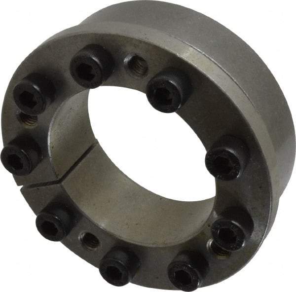 Climax Metal Products - M8 Thread, 2-7/16" Bore Diam, 3.74" OD, Shaft Locking Device - 9 Screws, 20,836 Lb Axial Load, 4.016" OAW, 0.787" Thrust Ring Width, 2,116 Ft/Lb Max Torque - Makers Industrial Supply