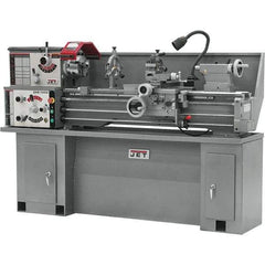 Jet - 13" Swing, 40" Between Centers, 230 Volt, Single Phase Bench Lathe - 5MT Taper, 2 hp, 70 to 2,000 RPM, 1-1/2" Bore Diam, 32" Deep x 47" High x 71" Long - Makers Industrial Supply