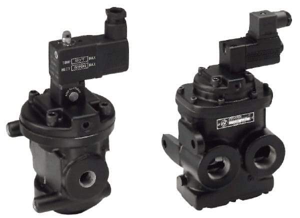 Norgren - 4.6 CV Rate, 1/2" NPT Inlet 1/2 Basic Valves - 1/2" NPT Inlet, Poppet Valve, Solenoid Actuator - Makers Industrial Supply