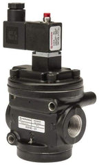 Norgren - 5.3 CV Rate, 1/2" NPT Inlet 1/2 Basic Valves - 1/2" NPT Inlet, Poppet Valve, Solenoid Actuator - Makers Industrial Supply