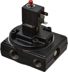 Norgren - 1.5 CV Rate, 1/4" NPT Inlet 1/4 Basic Valves - 1/4" NPT Inlet, Poppet Valve, Solenoid Actuator - Makers Industrial Supply