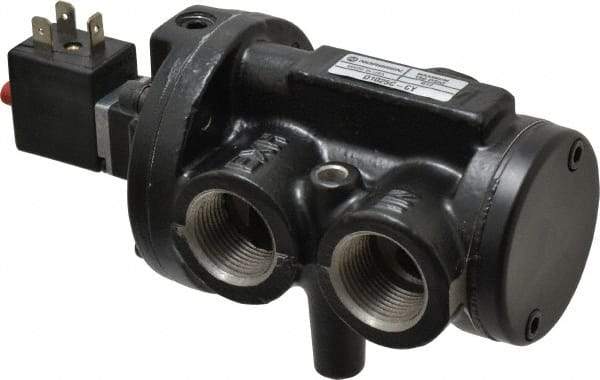 Norgren - 5.4 CV Rate, 3/4" NPT Inlet 1/2 Basic Valves - 3/4" NPT Inlet, Poppet Valve, Solenoid Actuator - Makers Industrial Supply