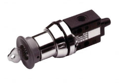 Norgren - 1/8" NPT Packed Spool Valve - Spring Activation, Shrouded Button, & 0.34 CV Rate - Makers Industrial Supply