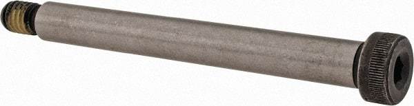 Value Collection - 3/8" Shoulder Diam x 3-1/4" Shoulder Length, 5/16-18 UNC, Hex Socket Shoulder Screw - 4140 Alloy Steel with Nylon Locking Patch, 1/4" Head Height x 9/16" Head Diam - Makers Industrial Supply