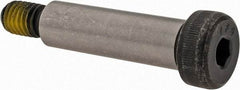 Value Collection - 1/2" Shoulder Diam x 1-3/4" Shoulder Length, 3/8-16 UNC, Hex Socket Shoulder Screw - 4140 Alloy Steel with Nylon Locking Patch, 5/16" Head Height x 3/4" Head Diam - Makers Industrial Supply