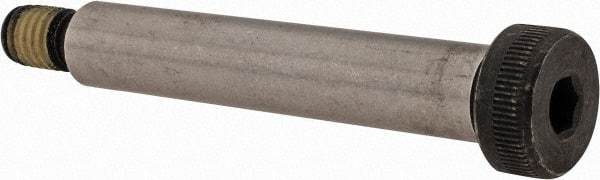 Value Collection - 1/2" Shoulder Diam x 2-3/4" Shoulder Length, 3/8-16 UNC, Hex Socket Shoulder Screw - 4140 Alloy Steel with Nylon Locking Patch, 5/16" Head Height x 3/4" Head Diam - Makers Industrial Supply