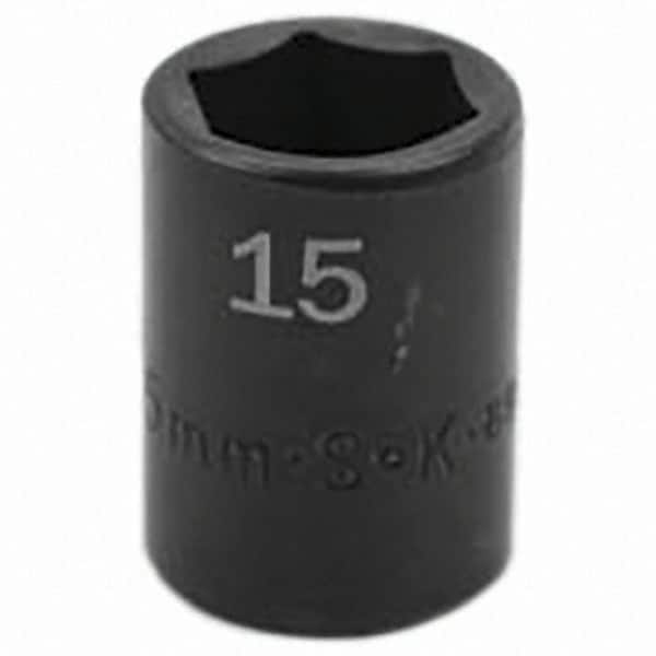 SK - Impact Socket - 3/8"DR 15MM IMPACT SOCKET - Makers Industrial Supply