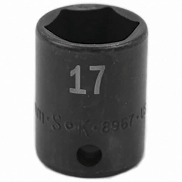 SK - Impact Socket - 3/8"DR 17MM IMPACT SOCKET - Makers Industrial Supply