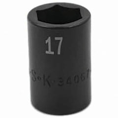 SK - Impact Socket - 1/2"DR 17MM IMPACT SOCKET - Makers Industrial Supply