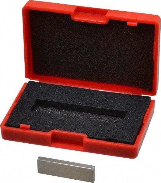 SPI - 0.125" Rectangular Steel Gage Block - Accuracy Grade AS-1, Includes NIST Traceability Certification - Makers Industrial Supply