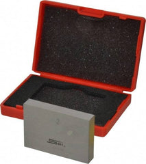 SPI - 2" Rectangular Steel Gage Block - Accuracy Grade AS-1, Includes NIST Traceability Certification - Makers Industrial Supply