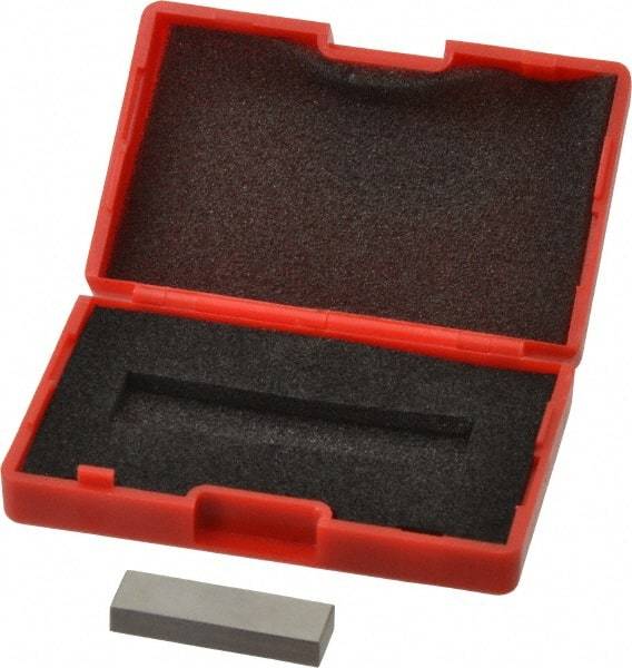 SPI - 0.18" Rectangular Steel Gage Block - Accuracy Grade AS-1, Includes NIST Traceability Certification - Makers Industrial Supply