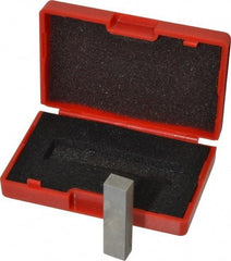 SPI - 0.25" Rectangular Steel Gage Block - Accuracy Grade AS-1, Includes NIST Traceability Certification - Makers Industrial Supply