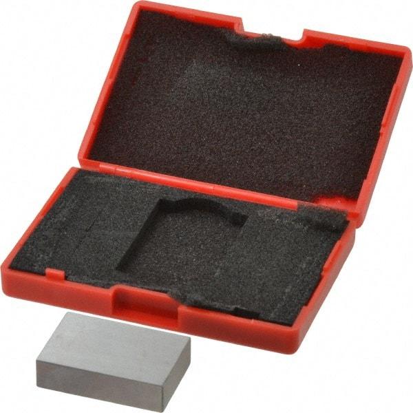 SPI - 0.9" Rectangular Steel Gage Block - Accuracy Grade AS-1, Includes NIST Traceability Certification - Makers Industrial Supply