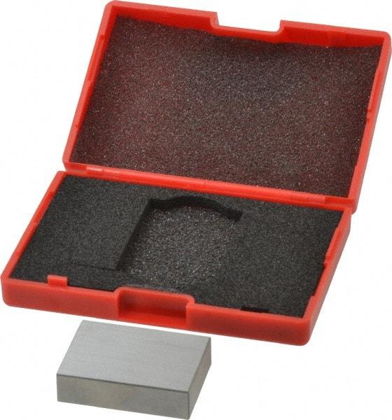 SPI - 0.95" Rectangular Steel Gage Block - Accuracy Grade AS-1, Includes NIST Traceability Certification - Makers Industrial Supply