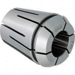 Techniks - 15mm ER25 Coolant Collet - 1.339" OAL, 1.02" Overall Diam - Exact Industrial Supply