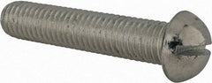 Value Collection - 1/2-13 UNC, 2-1/2" Length Under Head Slotted Drive Machine Screw - Round Head, Alloy Steel, Zinc-Plated Finish, Without Washer - Makers Industrial Supply