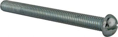 Value Collection - 1/2-13 UNC, 5" Length Under Head Slotted Drive Machine Screw - Round Head, Alloy Steel, Zinc-Plated Finish, Without Washer - Makers Industrial Supply