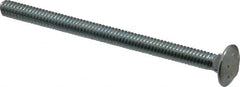 Value Collection - 1/4-20 UNC 3-1/2" Length Under Head, Standard Square Neck, Carriage Bolt - Grade 2 Steel, Zinc-Plated Finish - Makers Industrial Supply